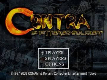Contra - Shattered Soldier screen shot title
